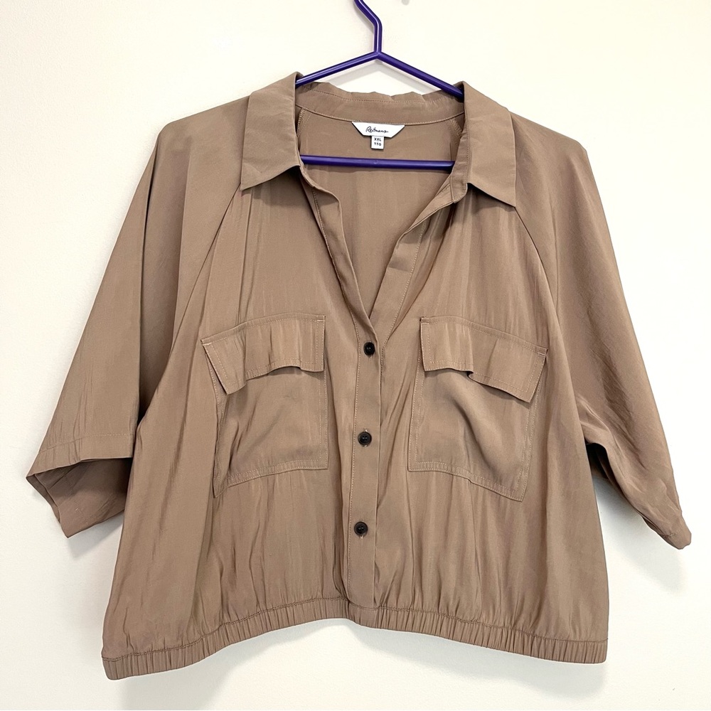 Reitman’s Two Piece Set Crop Blouse + Cargo Pant - Picture 2 of 16